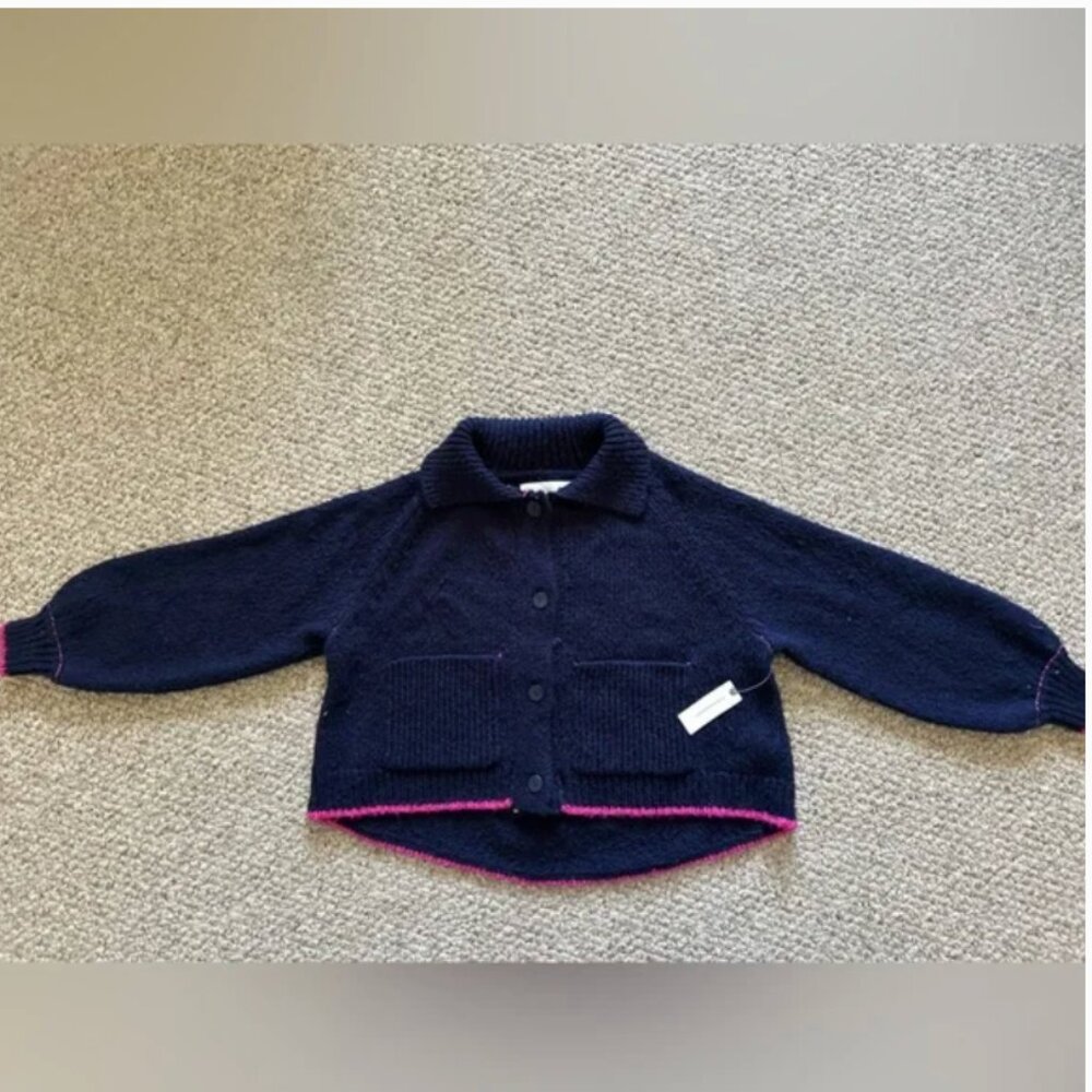 Anthropologie NWT The Jesse Dog Icon Cardigan Sweater Pilcro size XS - Picture 6 of 10